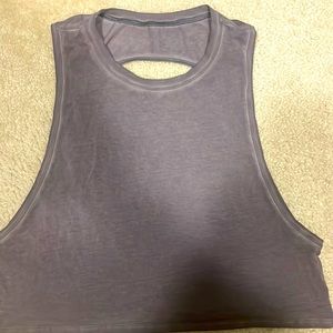 Lululemon crop muscle tank size 4